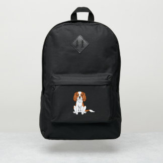 Blenheim Cavalier King Charles Spaniel Dog Sitting Port Authority® Backpack