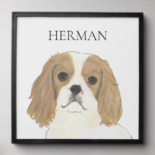 Blenheim Cavalier King Charles Spaniel Peel And Stick Photo Tile