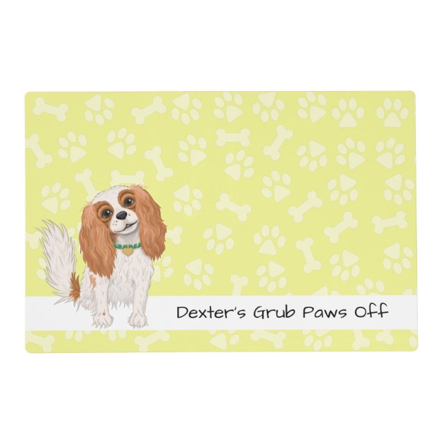 Blenheim Cavalier King Charles Spaniel  Placemat (Front)