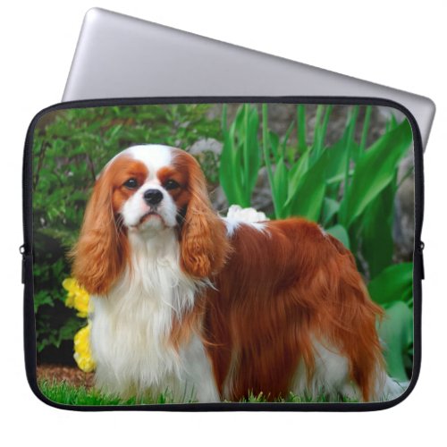 Blenheim Cavalier King Charles Spaniel Puppy Dog Laptop Sleeve