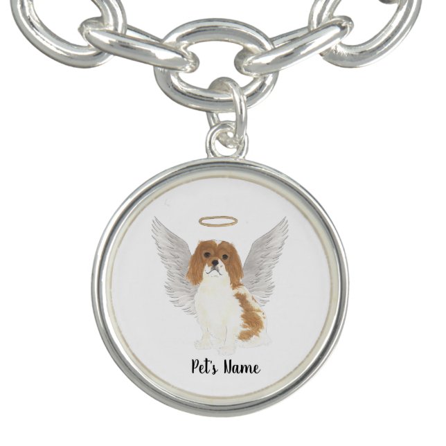 Blenheim Cavalier King Charles Spaniel Sympathy Bracelet (Design)
