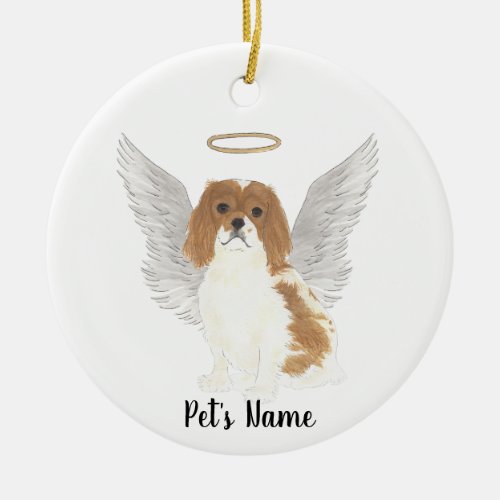 Blenheim Cavalier King Charles Spaniel Sympathy  P Ceramic Ornament