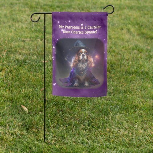 Blenheim Cavalier King Charles Wizard Garden Flag