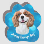 Blenheim Cavalier Therapy Dog Car Magnet