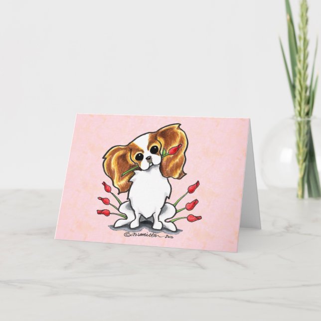 Blenheim CKCS Sweetheart Holiday Card (Front)