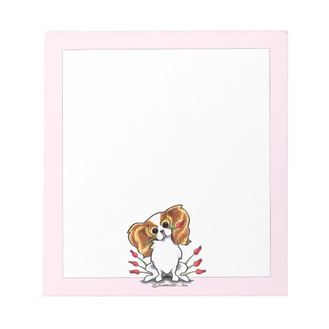 Blenheim CKCS Sweetheart Notepad (Front)