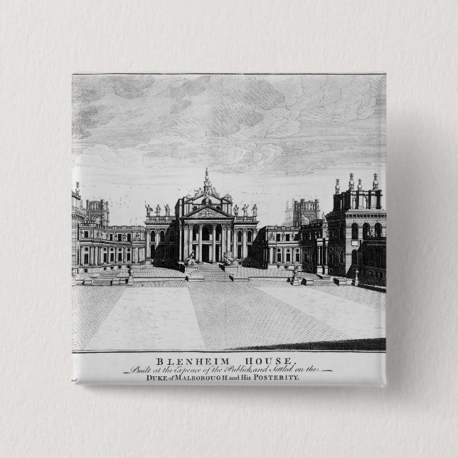 Blenheim Palace Pinback Button (Front)