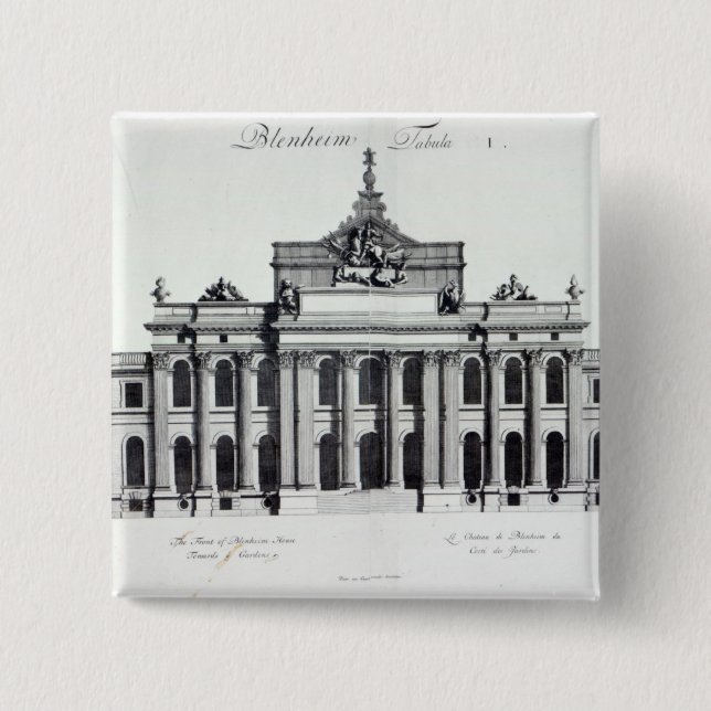 Blenheim Palace Pinback Button (Front)