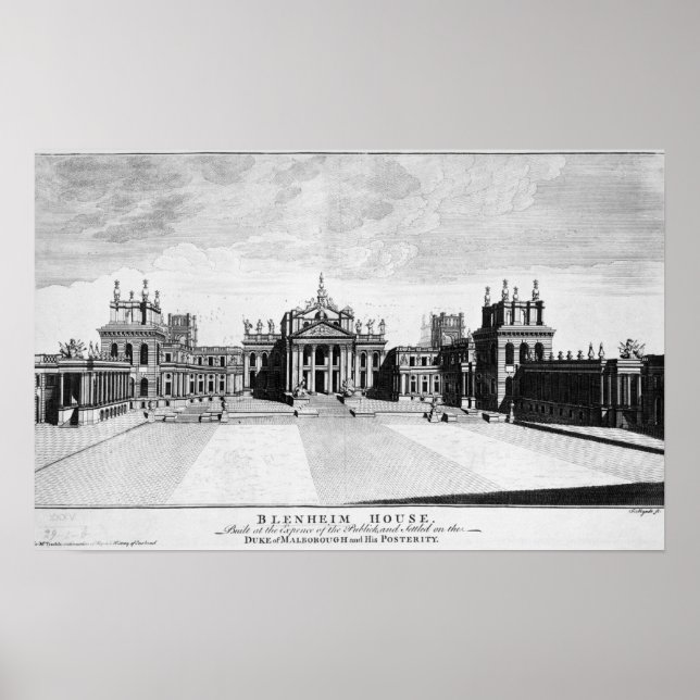 Blenheim Palace Poster (Front)
