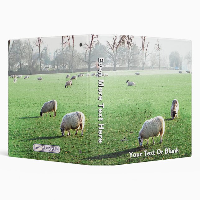 Blenheim Palace Sheep 3 Ring Binder (Background)