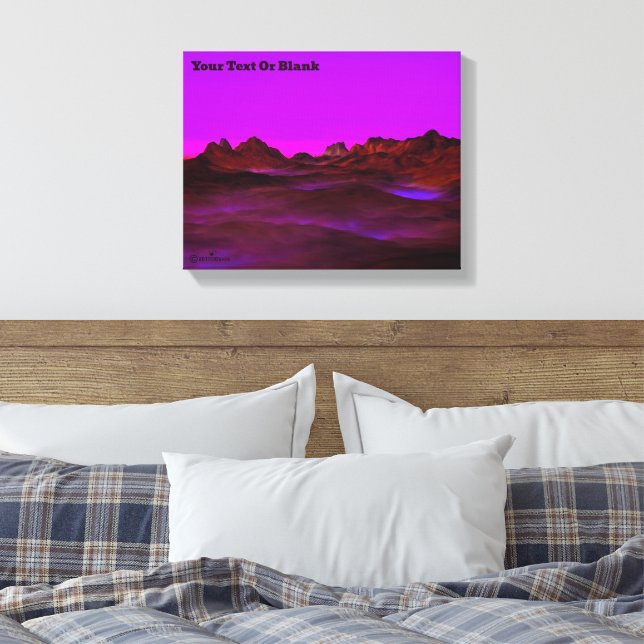 Blenheim Palace Sheep Canvas Print (Insitu(Bedroom))