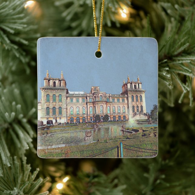 Blenheim Palace - Vintage Ceramic Ornament (Tree)
