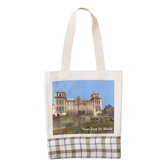 Blenheim Palace Zazzle HEART Tote Bag (Front)