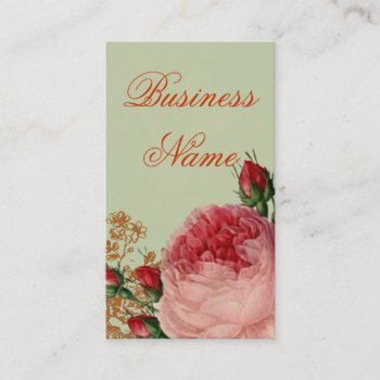 Blenheim Rose - Elegant Sage Green - Swing Tag by WickedlyLovely at Zazzle