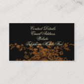 Blenheim Rose, noir, Business Card (Back)