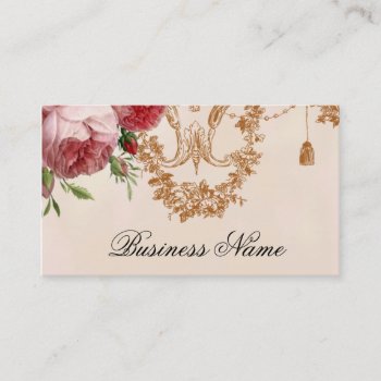 Blenheim Rose   Pink Petal Business Card by WickedlyLovely at Zazzle