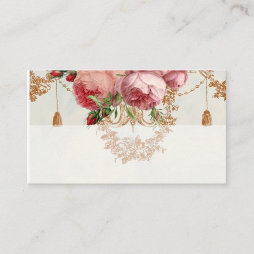 Customizable Blenheim Rose -Summer Sky - Place card Business Card Templates