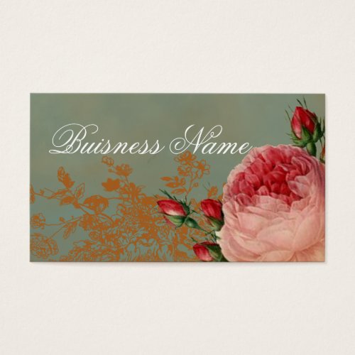 Blenheim Rose Swing Tag Business Card Templates