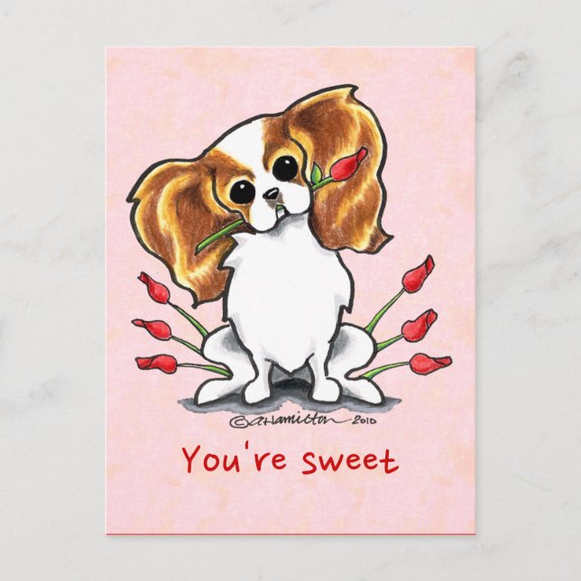 Blenheim Sweetheart Personalized Postcard (Front)