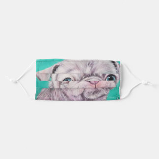 Blep! Obie the Pug artwork Adult Cloth Face Mask
