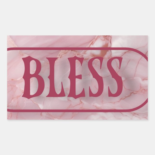  Bless Classic Round  Stickers (Front)