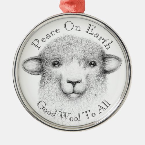 Bless Ewe Ornament _ Romney Lamb