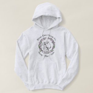 Bless Ewe Sheep Co - Lavender Design Hoodie