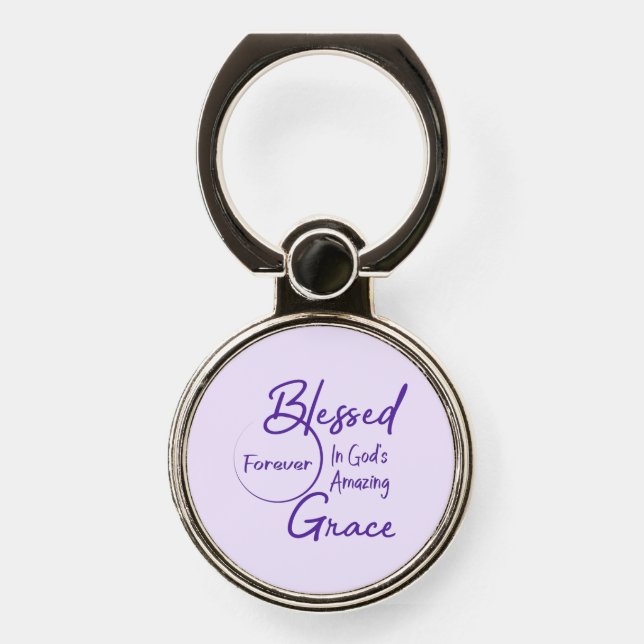 Bless Forever Phone Ring Stand (Front)