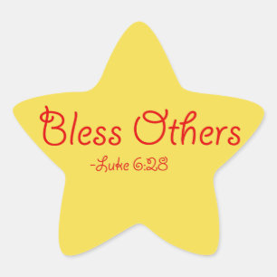 Bless Others Star Sticker