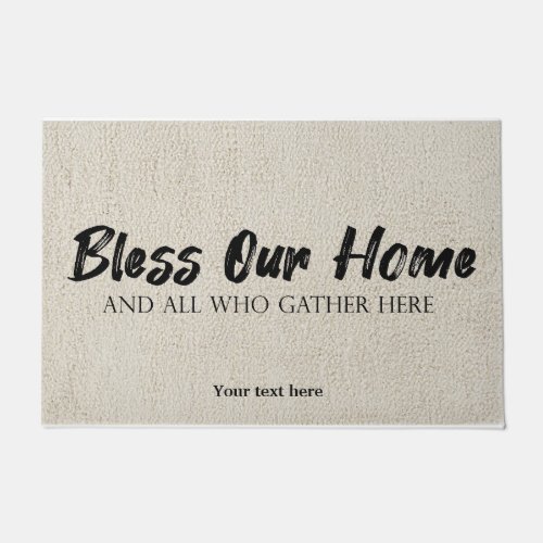 Bless our home doormat