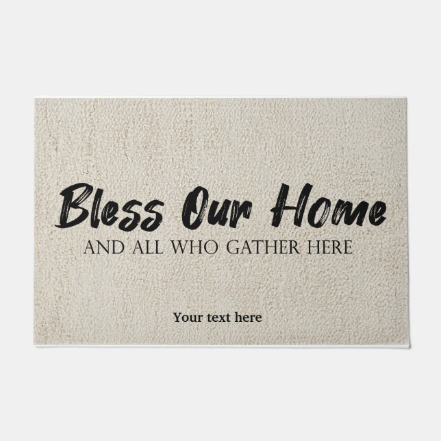 Bless our home doormat (Front)