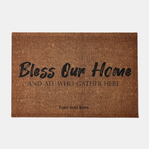 Bless our home doormat