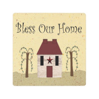 Bless Our Home Metal Wall Art
