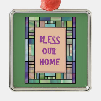 Bless Our Home-Ornament Metal Ornament