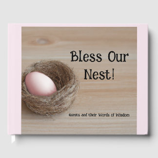 Bless Our Nest, Nesting Party Guest Book