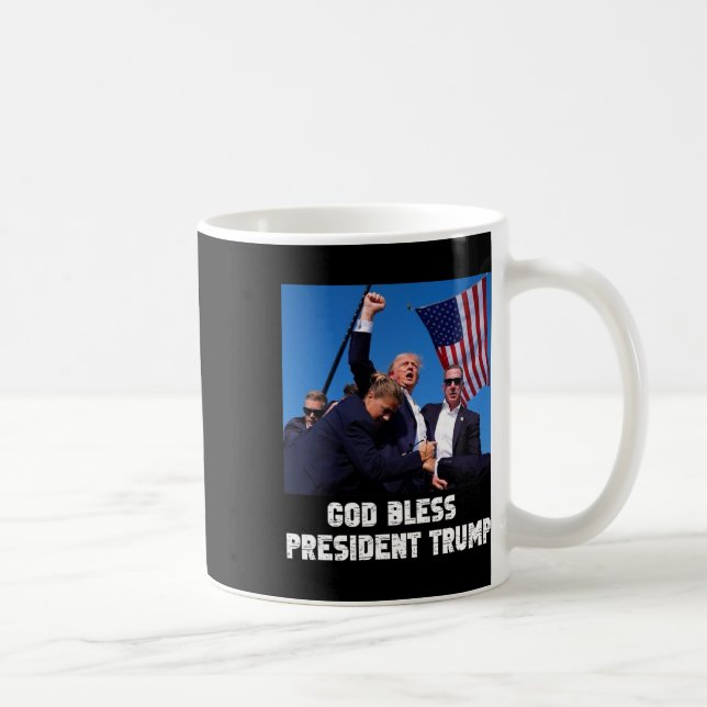 Bless President Trump1  Coffee Mug (Right)
