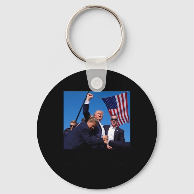 Bless President Trump  Keychain (Front)