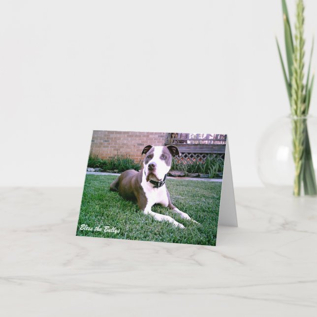 Bless the Bullys notecard (Front)