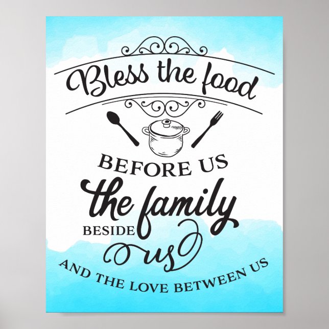 Bless The Food Before Us Poster (Front)