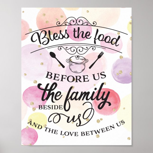 Bless The Food Before Us Poster (Front)