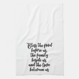 Bless the food before us Towel