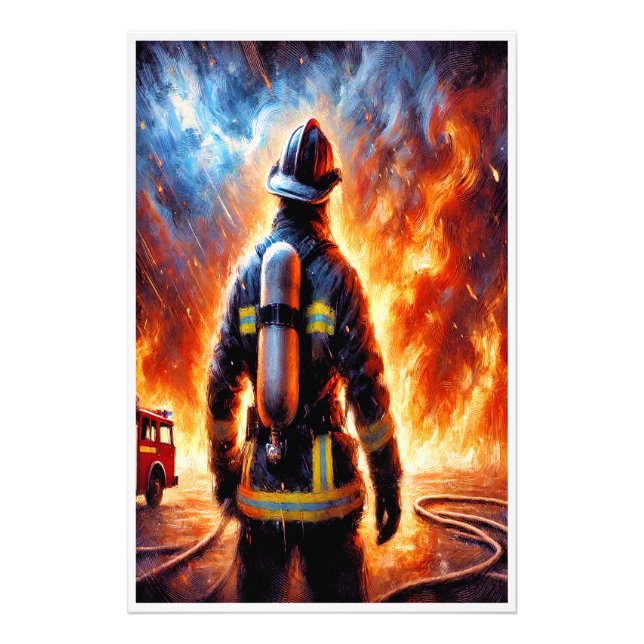 Bless the Heroes Photo Print (Front)