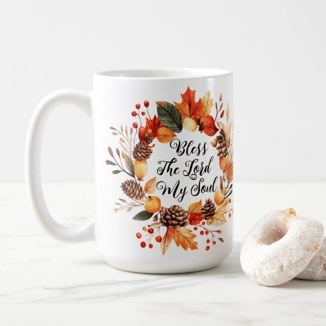 Bless The Lord Mug (With Donut)