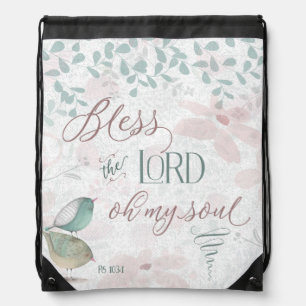 Bless the Lord - Ps 103:1 Drawstring Bag