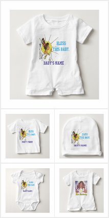 Bless this baby personalized outfits