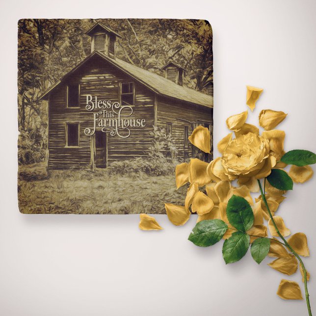 Bless This Farmhouse Vintage Trivet (Creator Uploaded)