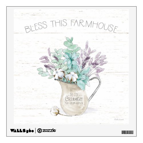 Bless This Farmhouse Wall Decal