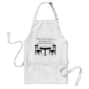 BLESS THIS FOOD ADULT APRON