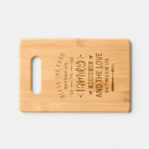Bless This Food Before Us - Cutting Board