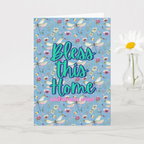 Bless This Home and All Who Enter Greeting Card